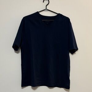 Hugo Boss Navy V-Neck Tee